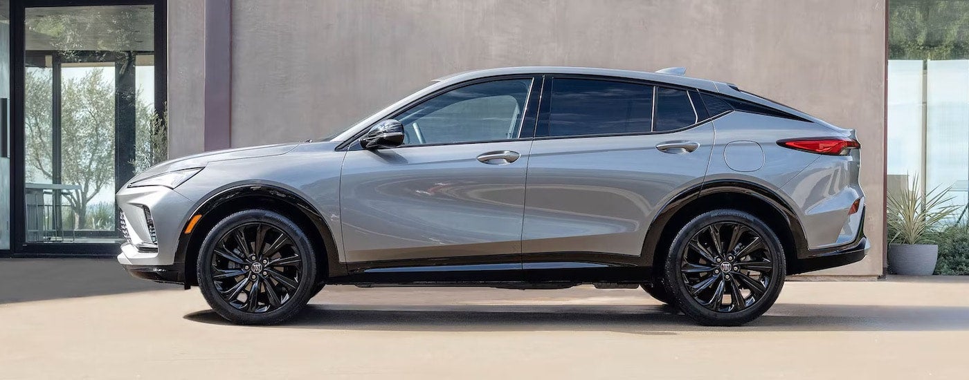 A silver 2026 Buick Envista from the side.