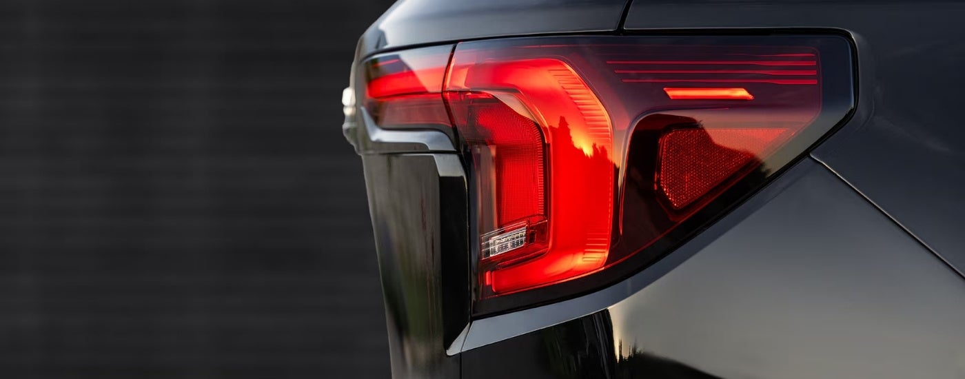 Taillight on a gray 2025 GMC Terrain Elevation.